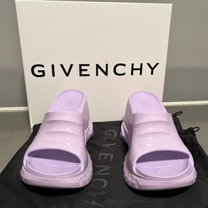 Givenchy Purple Marshmallow Slides